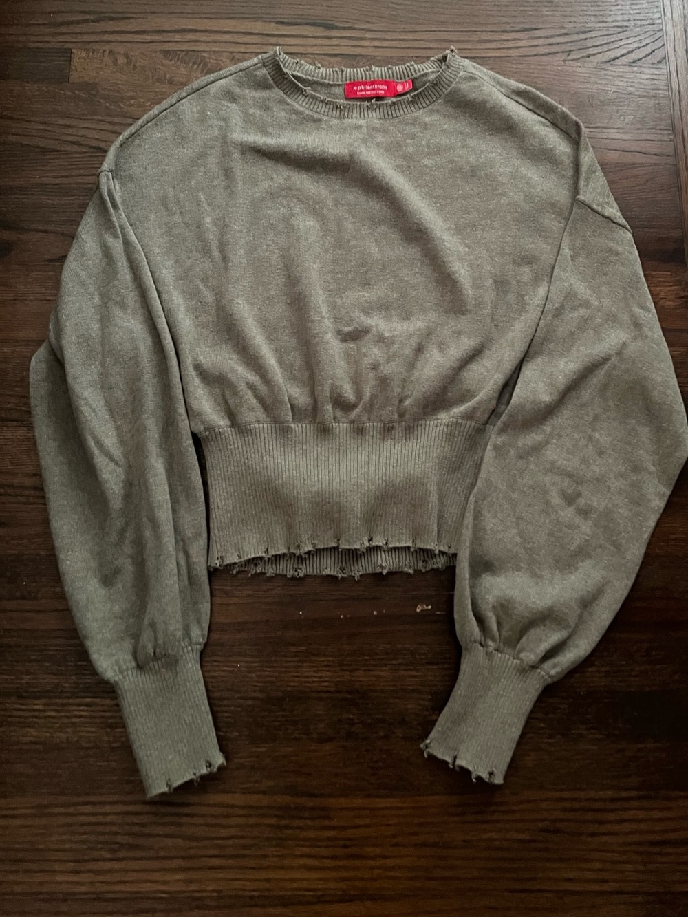 n:philanthropy set inOlive Green Sweater and Pant XS
